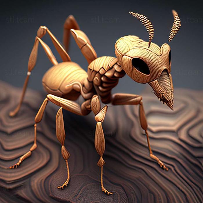 3D model Pseudomyrmex gracilis (STL)